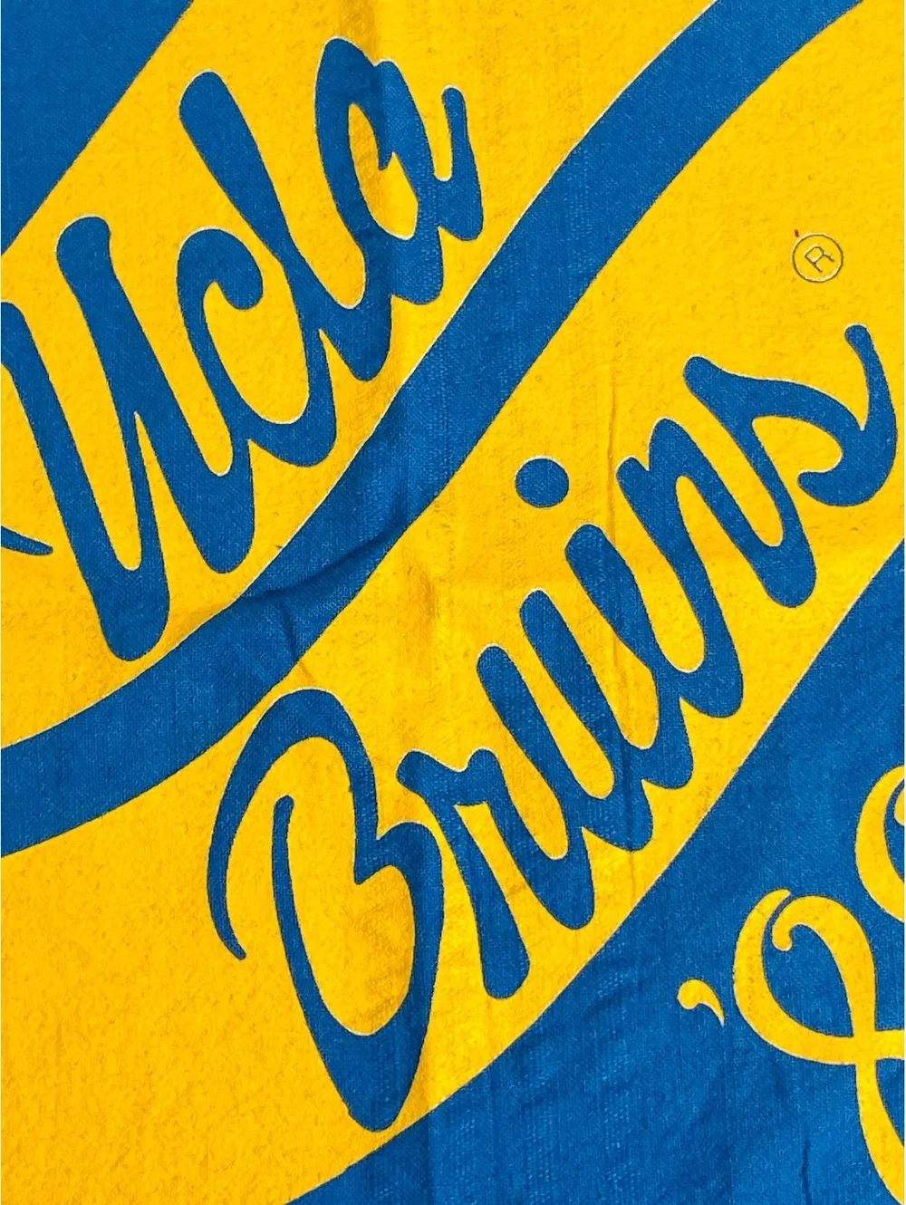 1988 Vintage UCLA Bruins '88 Blue and Yellow Towel